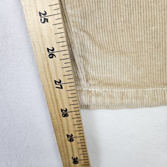 We The Free People Revolve Risk Taker Cord Jeans Corduroy Birch Beige 29 ALTERED - Picture 13 of 15